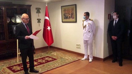 Ermeni terör örgütünün saldırısında katledilenler Madrid Büyükelçiliğinde anıldı - MADRİD