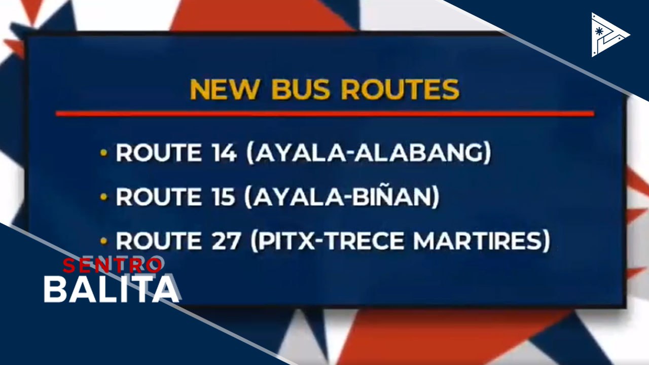Tatlo pang bagong ruta ng bus augmentation, binuksan ng DOTr ngayong araw