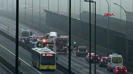 İstanbul'da etkili olan sis kazaya neden oldu