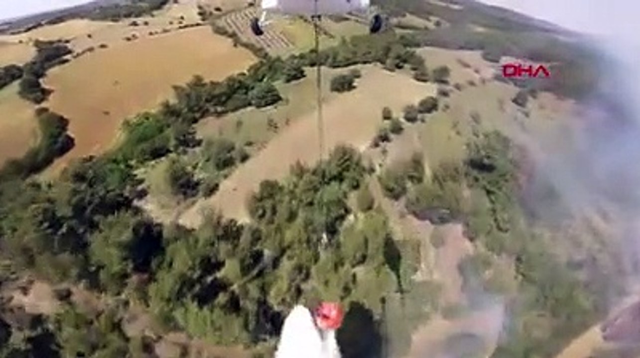 Çanakkale'de orman yangınında 3 hektar ormanlık alan zarar gördü