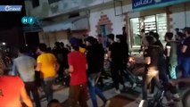 مظاهرة بمدينة طفس بريف درعا الغربي احتجاجا على ارتفاع الأسعار
