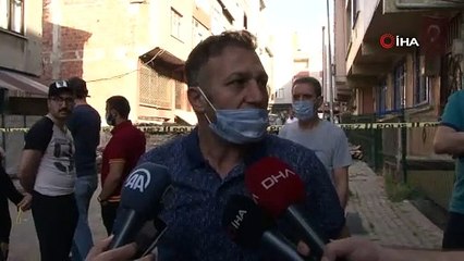 Çökme tehlikesi olan ve boşaltılan iki binanın kolonlarından gelen sesler mahalleliyi tedirgin etti