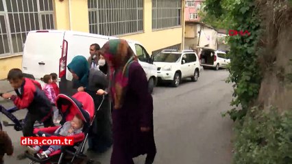 Beyoğlu'nda korkutan kaza! Ezilmekten son anda kurtuldular