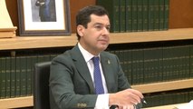 Moreno se reúne por videoconferencia con los presidentes autonómicos y Sánchez