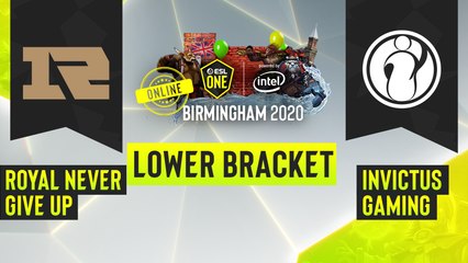 Dota2 - Invictus Gaming vs. Royal Never Give Up - Game 2 - ESL One Birmingham 2020 - Lower Bracket - CN