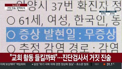 동선 숨긴 확진자 논란…"연쇄감염 시작점"