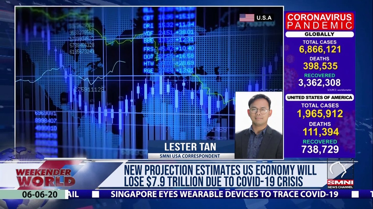 New projection estimates US economy will lose $7.9 Trillion due to COVID-19 crisis