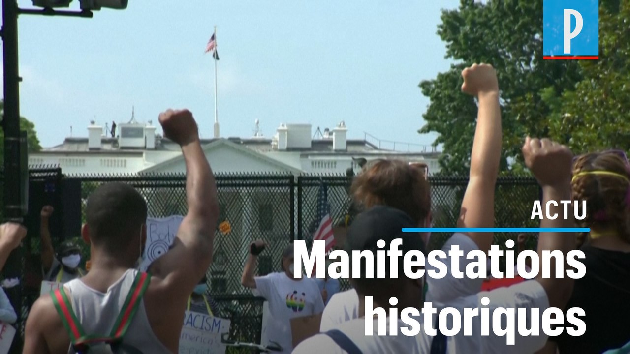 Manifestations historiques aux États-Unis, deux semaines après la mort de George Floyd