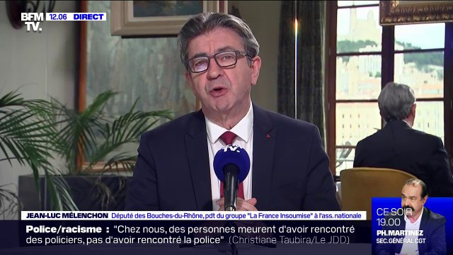 Violences policières: Il y a des gestes qui tuent et le recours à certains armements tue , affirme Jean-Luc Mélenchon