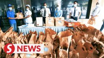 Food packs with love from Parents with autistic children to HKL frontliners