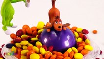 THE GRINCH (Dr. Seuss) Rainbow M&M's Bath Tub Suprise