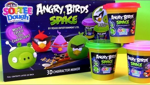 angry birds softee dough