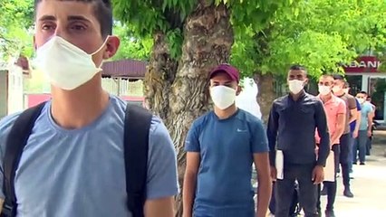 Birliğe katılacak erlerin sağlık kontrolleri otogarda başlıyor