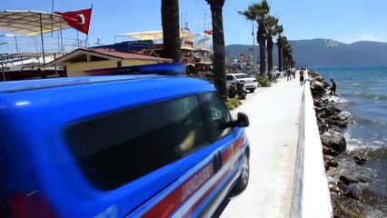 Akyaka'da 'sosyal mesafeli' deniz keyfi - MUĞLA
