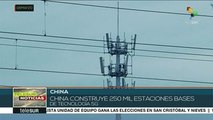 Avanza en China la construcción de estaciones bases para la red 5G