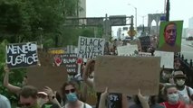 Decenas de miles de americanos protestan en las calles contra el racismo y la brutalidad policial