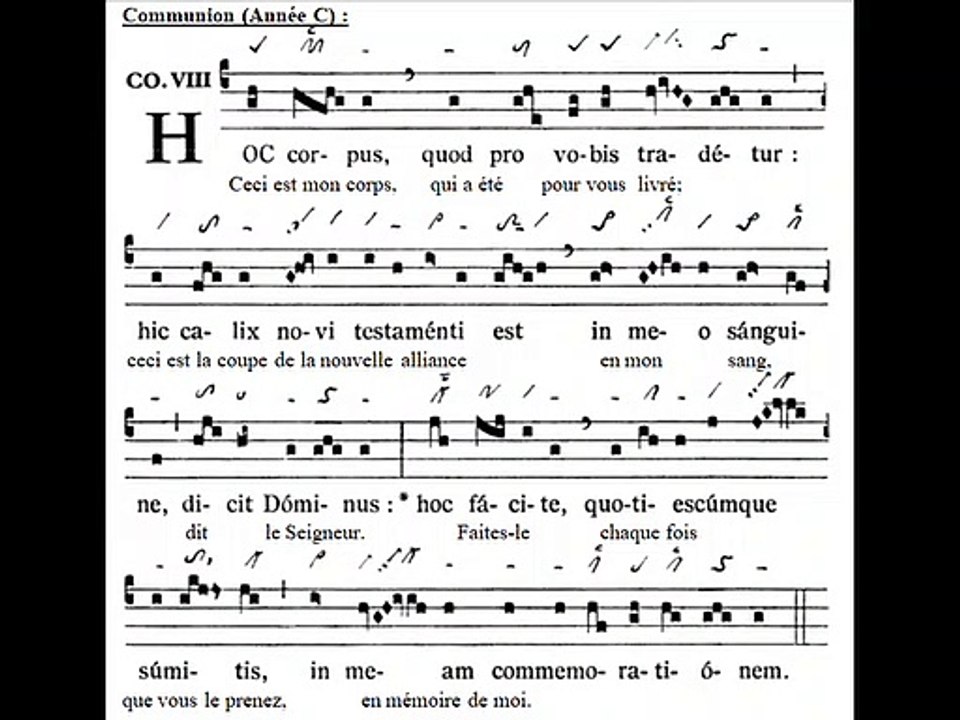 Communio Hoc corpus, Corporis et Sanguinis Christi
