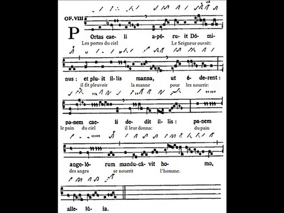 Offertorium portas caeli, Corporis et Sanguinis Christi