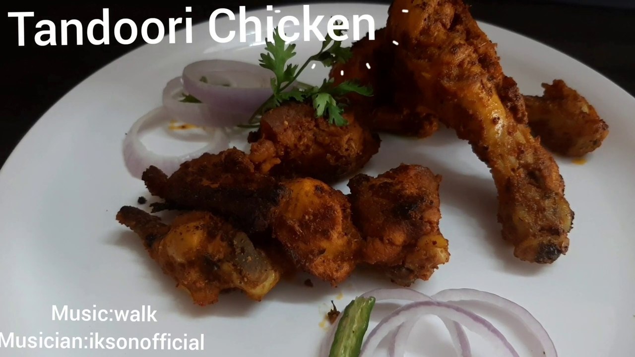 TANDOORI CHICKEN RECIPE  WITHOUT OVEN | HOW TO MAKE CHICKEN TANDOORI |SPICY TANDOORI CHICKEN  | EASY TO MAKE CHICKEN RECIPE | 2 STEPS WITHOUT OVEN | BY FOOD PREP