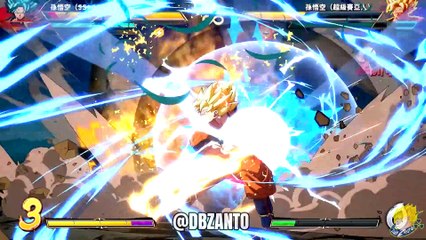 Dragon Ball FighterZ - NEW Goku Day Manga Colors Vs Goku Original Colors Comparison Gameplay HD