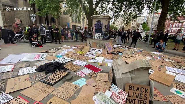 Colston Statue Black Lives Matter Bristol