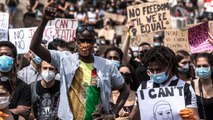 People Protest In London Over The Death Of George FLoyd