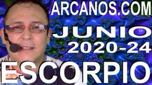 ESCORPIO JUNIO 2020 ARCANOS.COM - Horóscopo 7 al 13 de junio de 2020 - Semana 24