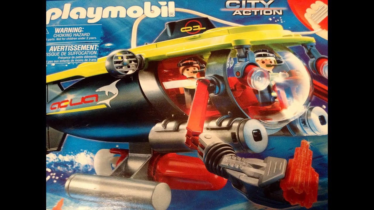 Playmobil submarine with underwater motor discount