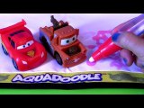 Cars 2 Water Toys AquaDoodle Mat Playset Learn to Paint With Mater Lightning McQueen Disney Pixar