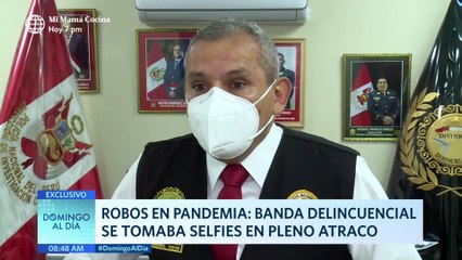 Domingo al Día: Banda delincuencial se tomaba selfies en pleno robo