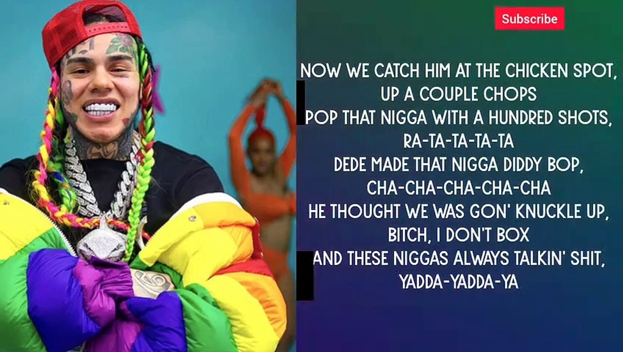6ix9ine - Gooba lyrics Karaoke with lyricsrap yourself with instrumental