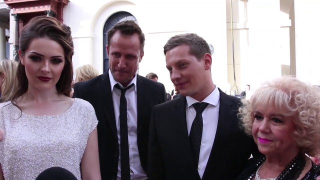 James Sutton and co. Red Carpet Interview (2015 BAFTAs)