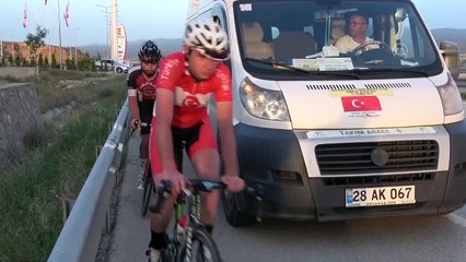 Giresunlu sporcular yaklaşık 700 kilometre pedal çevirecek  - KIRIKKALE