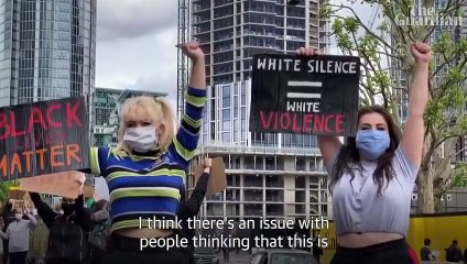 voices from the Black Lives Matter protest in London