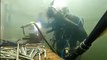 Underwater welding is a great job, but the job is dangerous