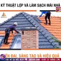 Modern, creative and efficient roof cleaning and cleaning technique