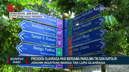 Jogging dengan Panglima TNI dan Kapolri, Presiden Jokowi: Olahraga Itu Penting!