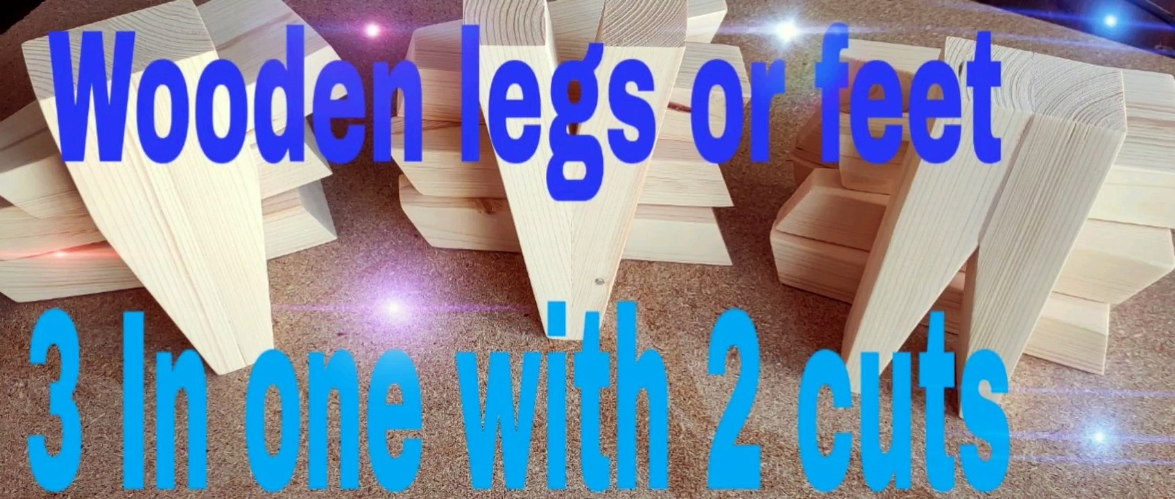 DIY  How to make wood legs or feet for wooden furniture. Comment fabriquer des jambes et pieds en bois pour les meubles en bois. Wood Work France