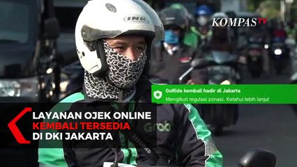 Layanan Ojek Online Kembali Angkut Penumpang selama Masa PSBB Transisi