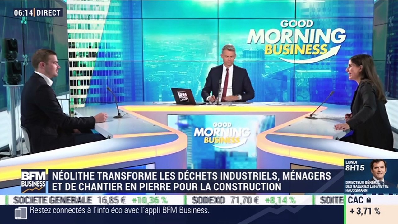 La  pépite : Néolithe transforme les déchets industriels, ménagers et de chantier en pierre pour la construction par Lorraine Goumot - 08/06