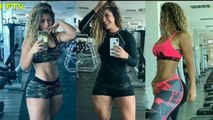 WORKOUT WITH THIS BEAUTIFUL GIRL [KARMEN MESTRE] ABS - SHOULDERS - POSTERIORES