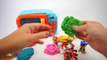 Broken Toy Microwave with Play Doh and Paw Patrol Gumballs Surprises