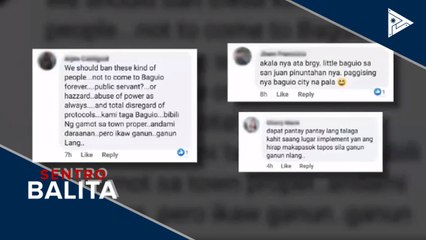 Paglabag sa quarantine checkpoint ng convoy ni Mayor Zamora sa Baguio City, iniimbestigahan na