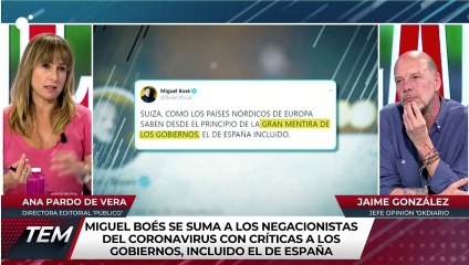 Risto Mejide, el que se burlaba del coronavirus, sale de cacería contra Miguel Bosé por dudar del confinamiento