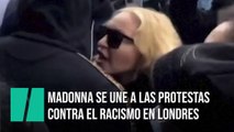 Madonna se une a las protestas contra el racismo en Londres