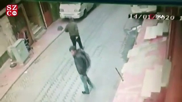 İstanbul’un göbeğinde dehşet anları kamerada