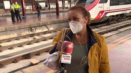 Trenes logran "mantener la distancia de seguridad" en el arranque de la fase 2