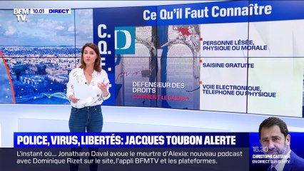 Police, virus, libertés: Jacques Toubon alerte - 08/06