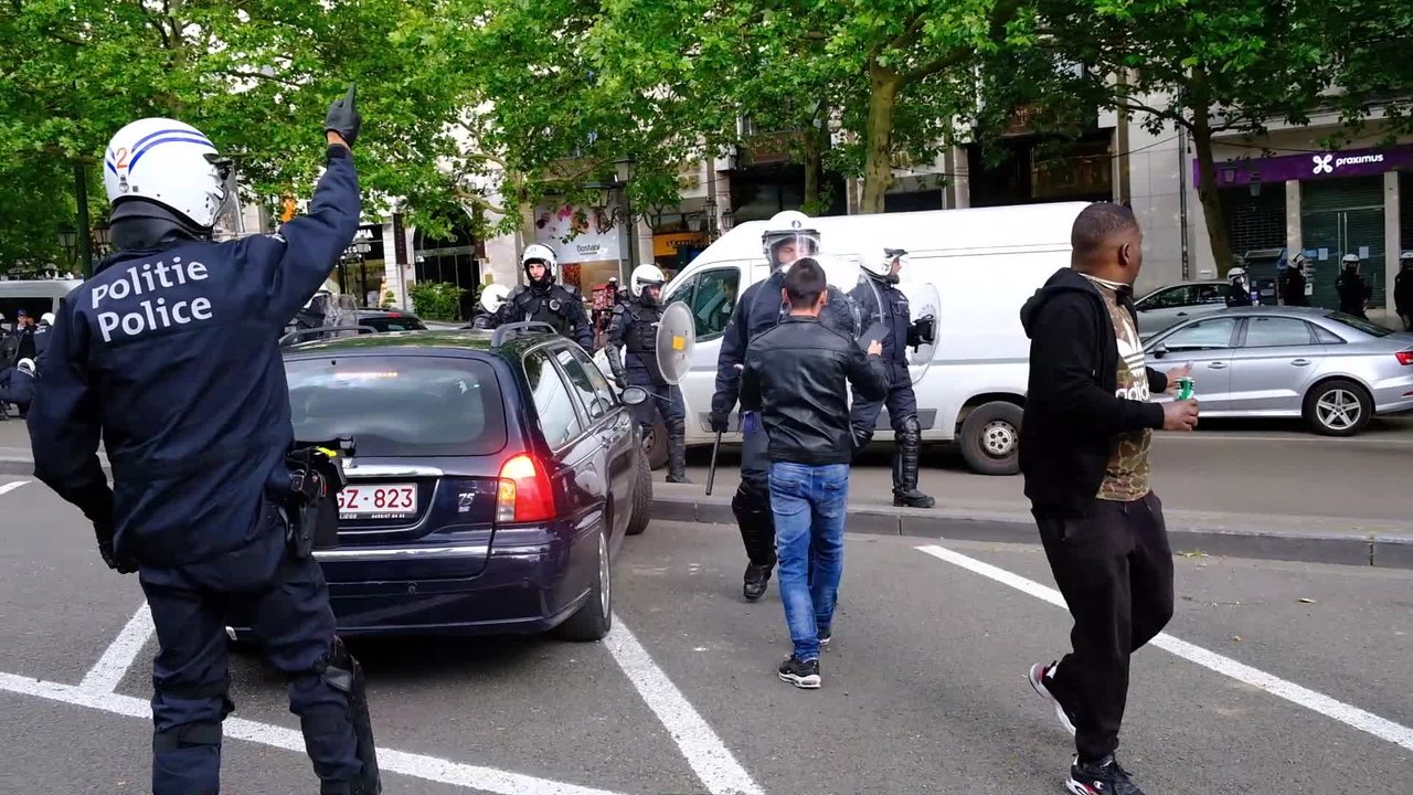 Émeutes à Matongé (Porte de Namur): jeu du chat et de la souris se poursuit entre casseurs et police