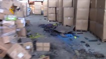 Investigadas tres personas en Murcia tras el hallazgo de 5.000 toneladas de tóneres de impresora en un almacén clandestino